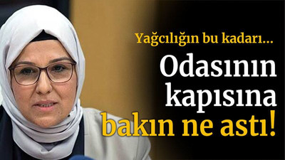 Yağcılığın bu kadarı... Odasının kapısına bakın ne astı!